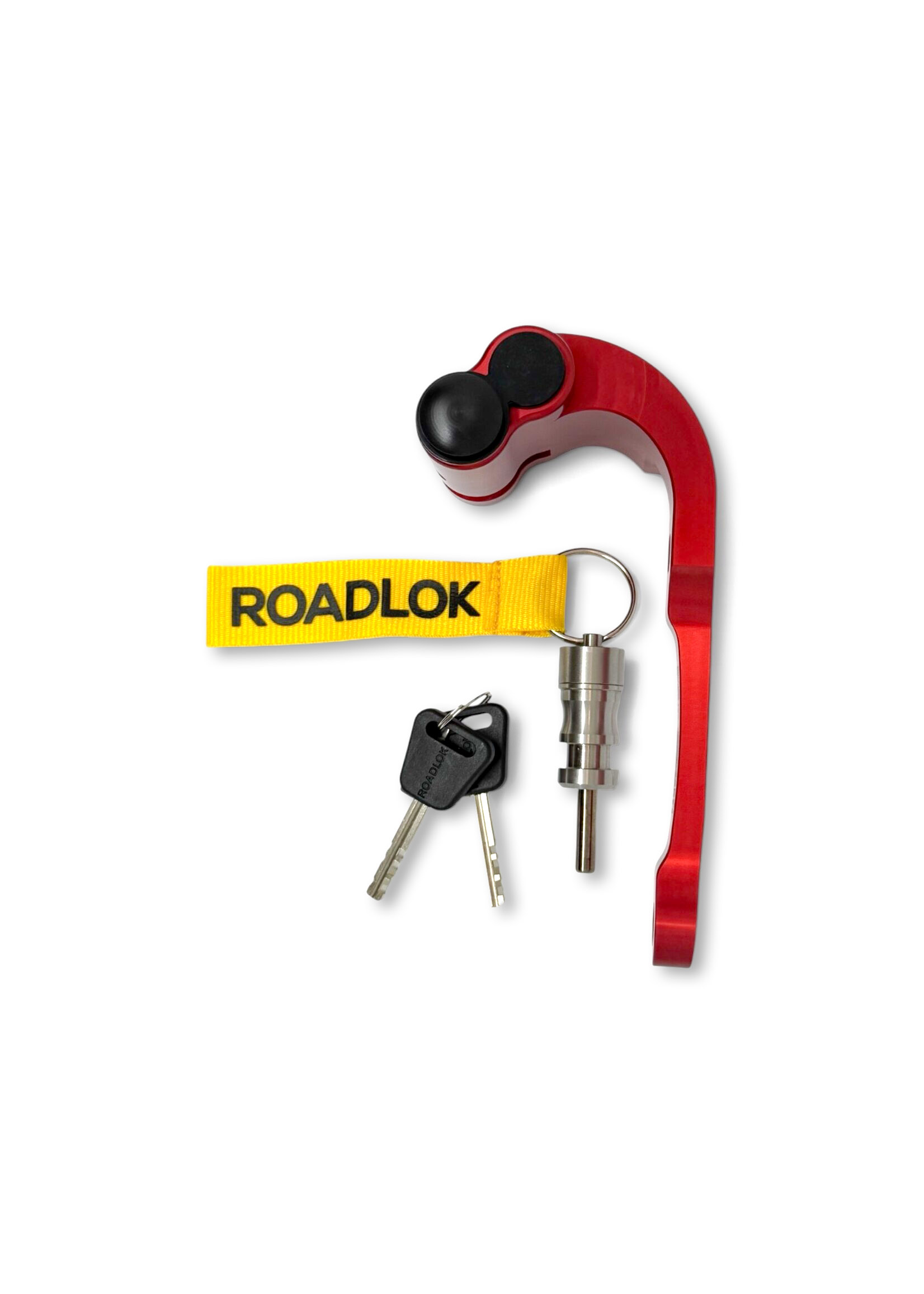 RoadLok XRA Eurosport 100 mm, derecha — rojo
