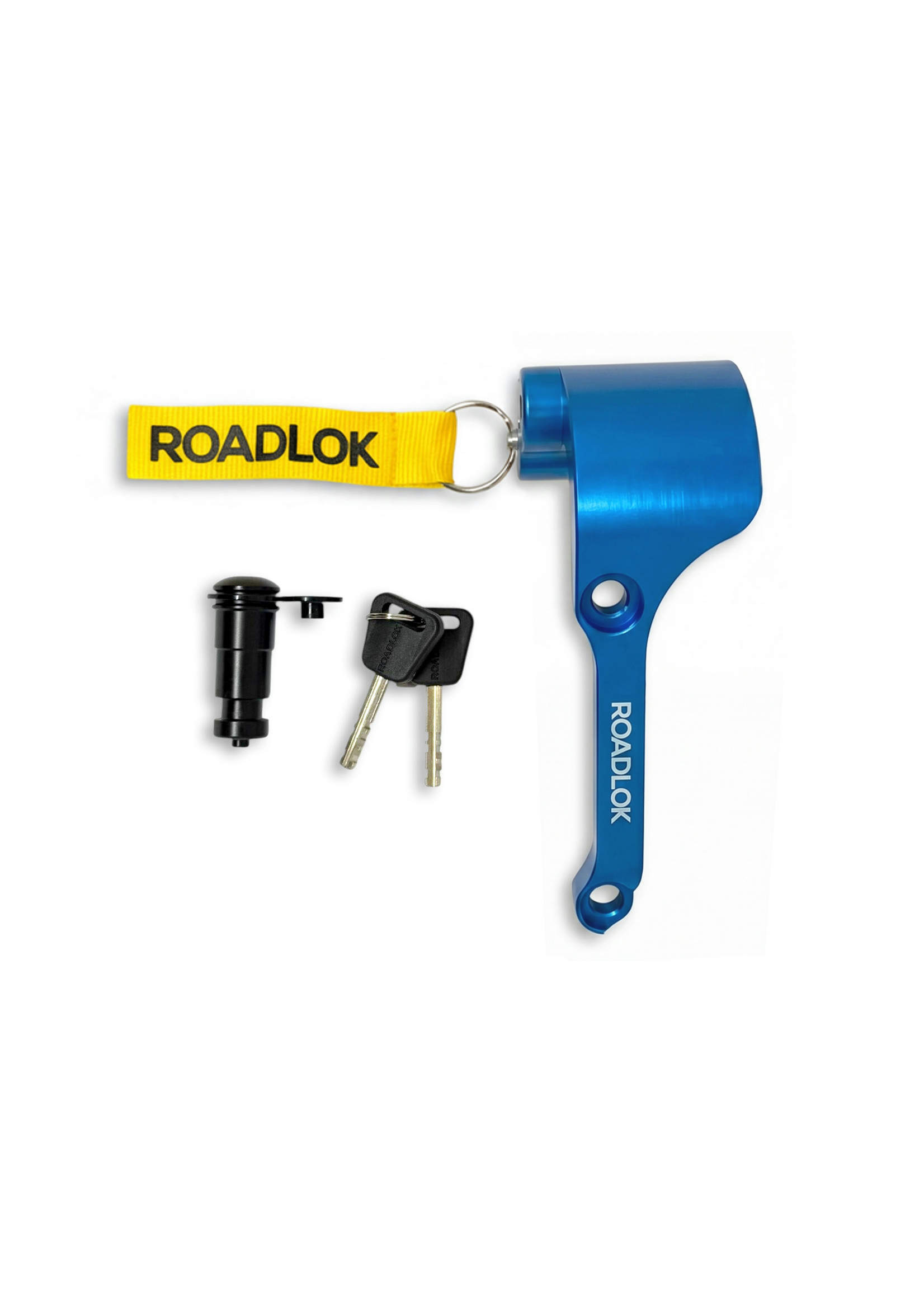 RoadLok XRA Eurosport 100 mm BMW/HD, derecha — azul M