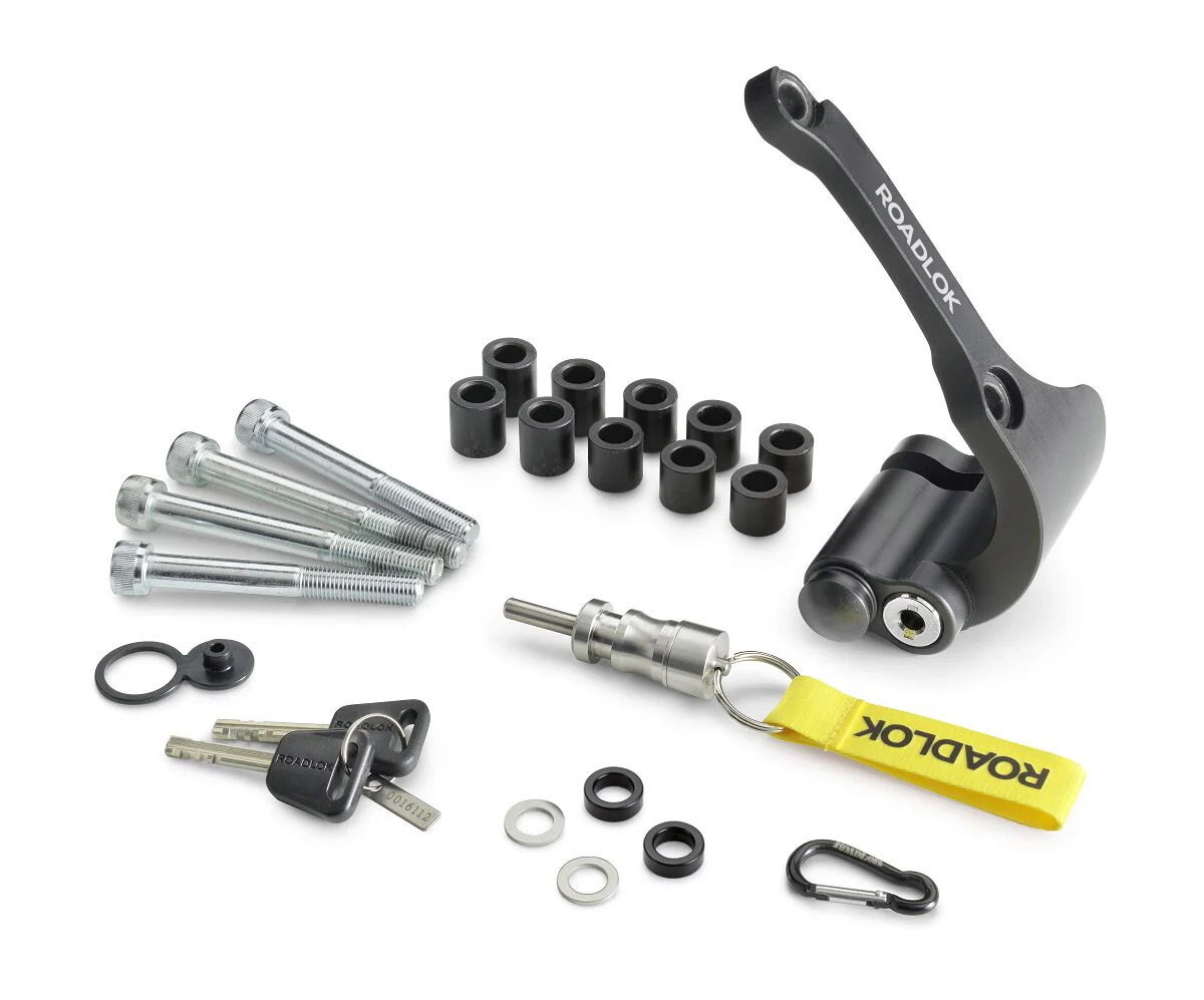 RoadLok XRA Eurosport 100 mm, izquierda — negro
